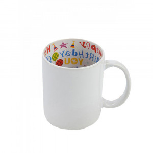 Cana (cană) cu o poză în interior La mulți ani. Photo 2